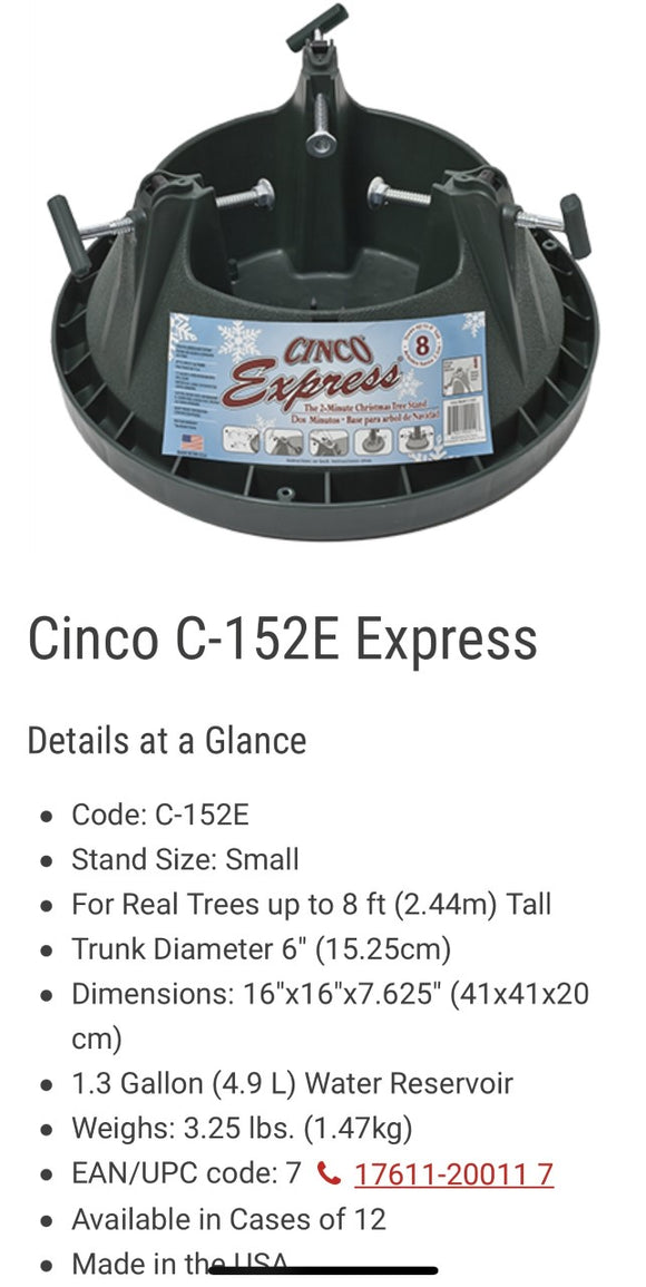 Cinco Tree Stand-up to 8ft tree